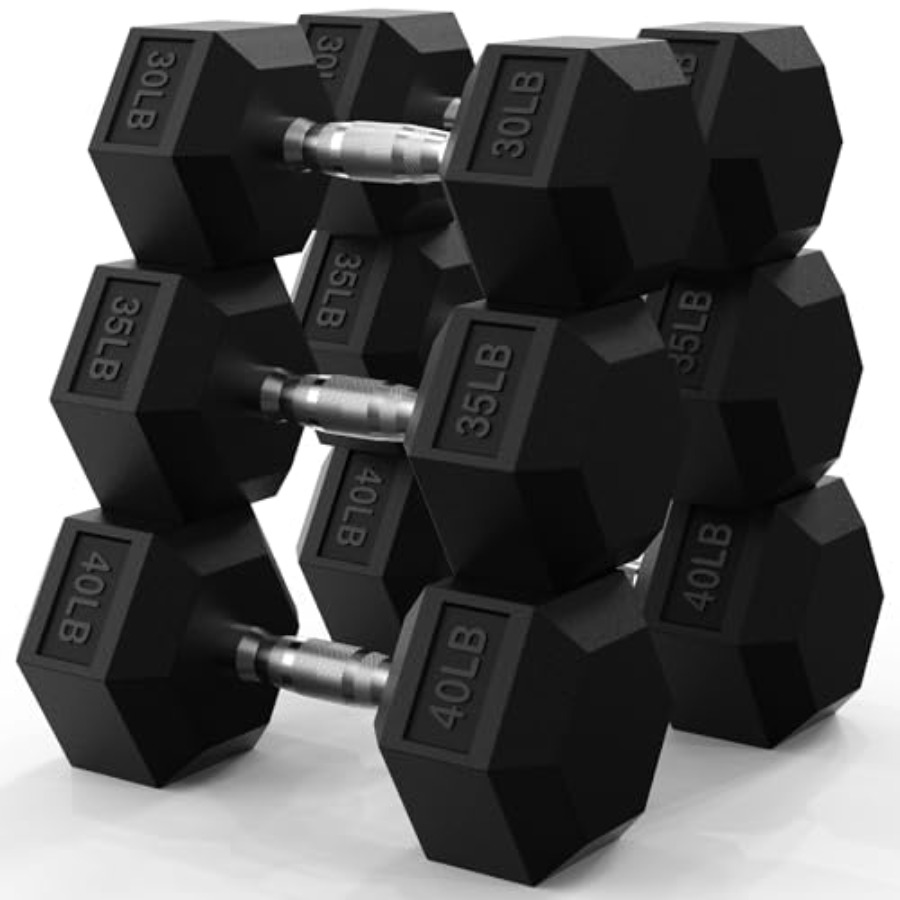 Hex Dumbbell Set - Set di manubri esagonali da 45-550