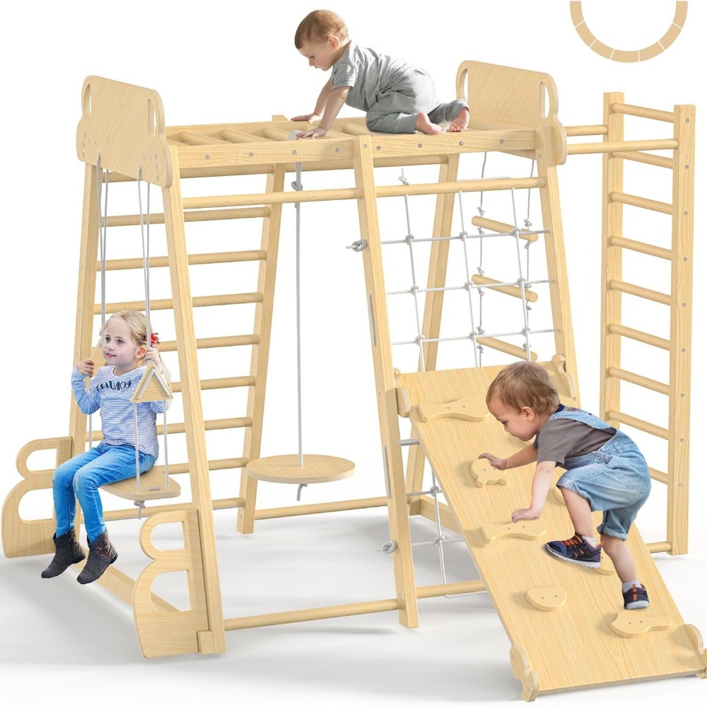 Home Gym For Kids - Parco Giochi Interno 9-in-1 per Bambini,