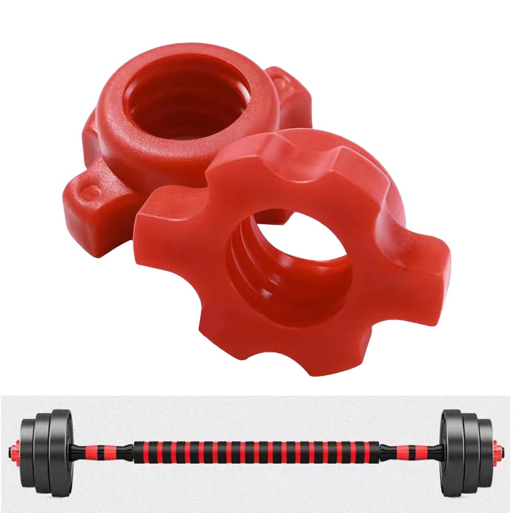 Hex Dumbbell Set - 4 pezzi di dadi rossi per