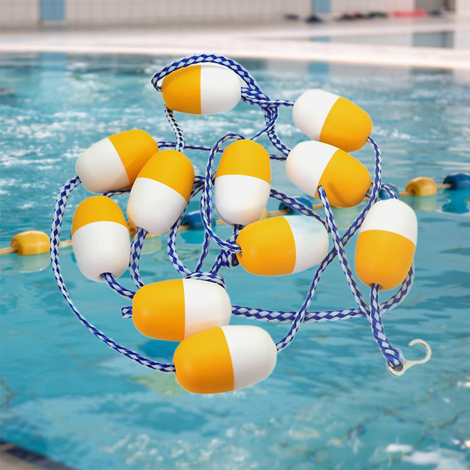 Home Gym Yellow - Corda per Piscina con Galleggianti Gialli