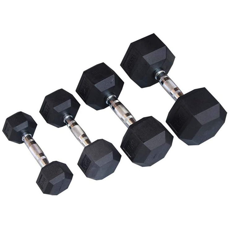 Manubri esagonali in gomma da  - Hex Dumbbell Set recensione e prezzo