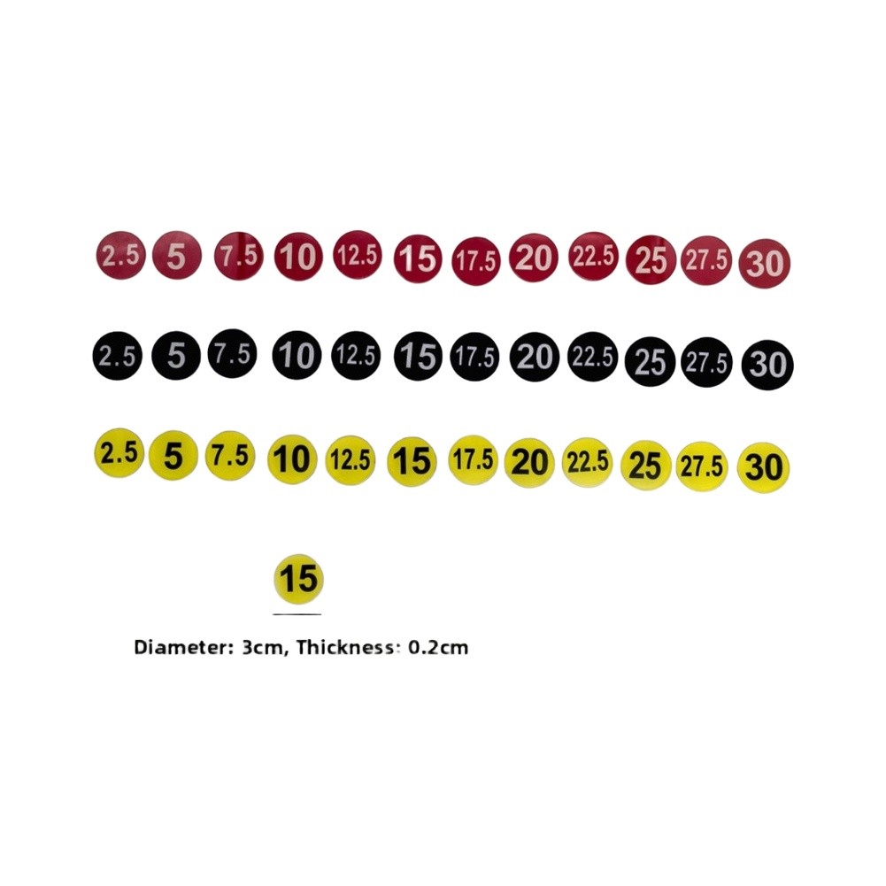 Adesivi Numerici per Rack di M - Home Gym Yellow recensione e prezzo