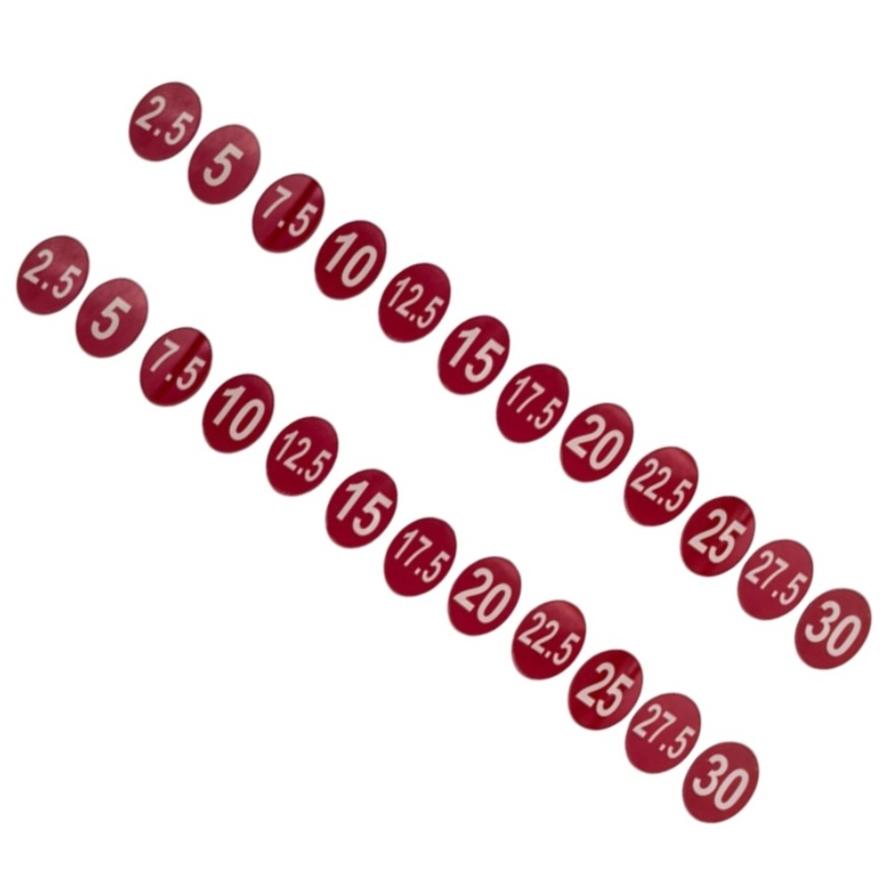 Adesivi Numerici per Rack di M - Home Gym Yellow recensione e prezzo