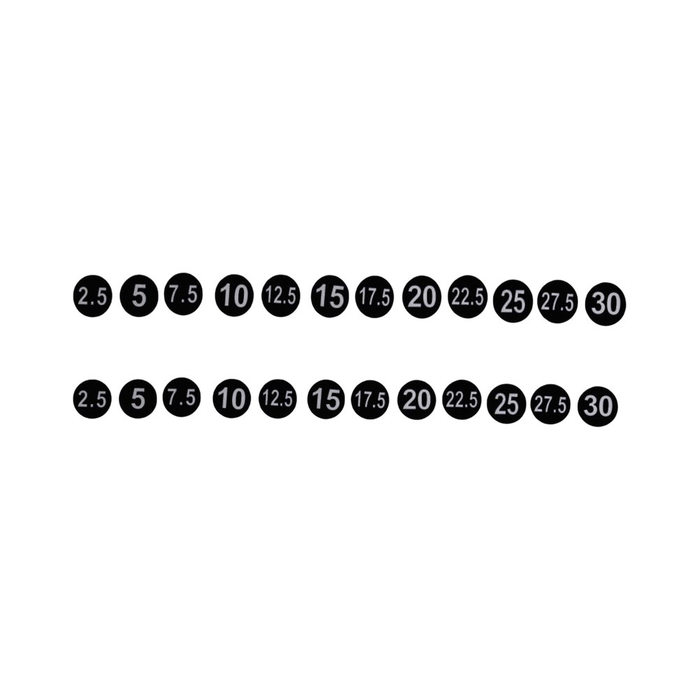 Adesivi Numerici per Rack di M - Home Gym Yellow recensione e prezzo