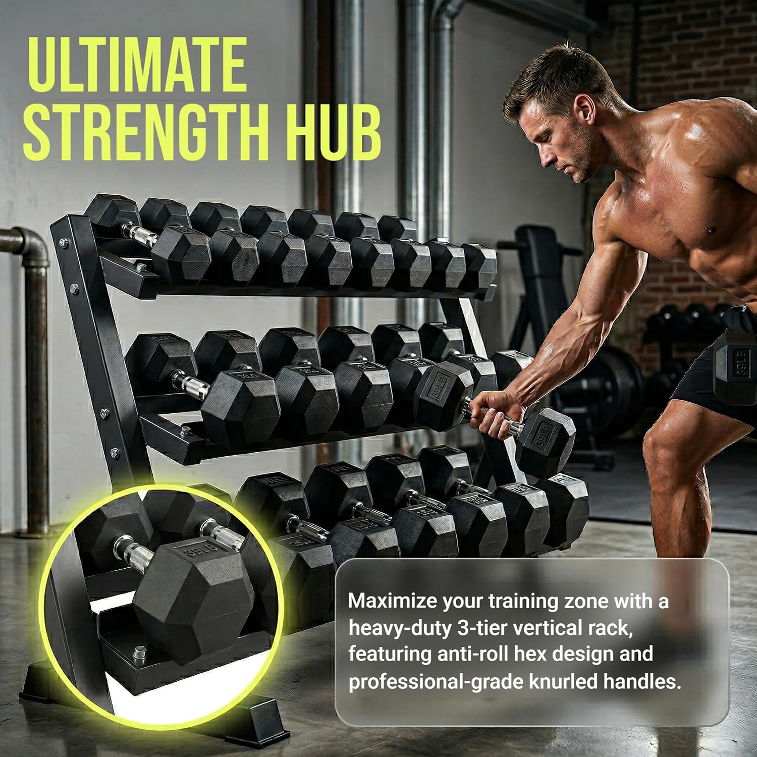 Set di manubri esagonali da 35 - Hex Dumbbell Set recensione e prezzo