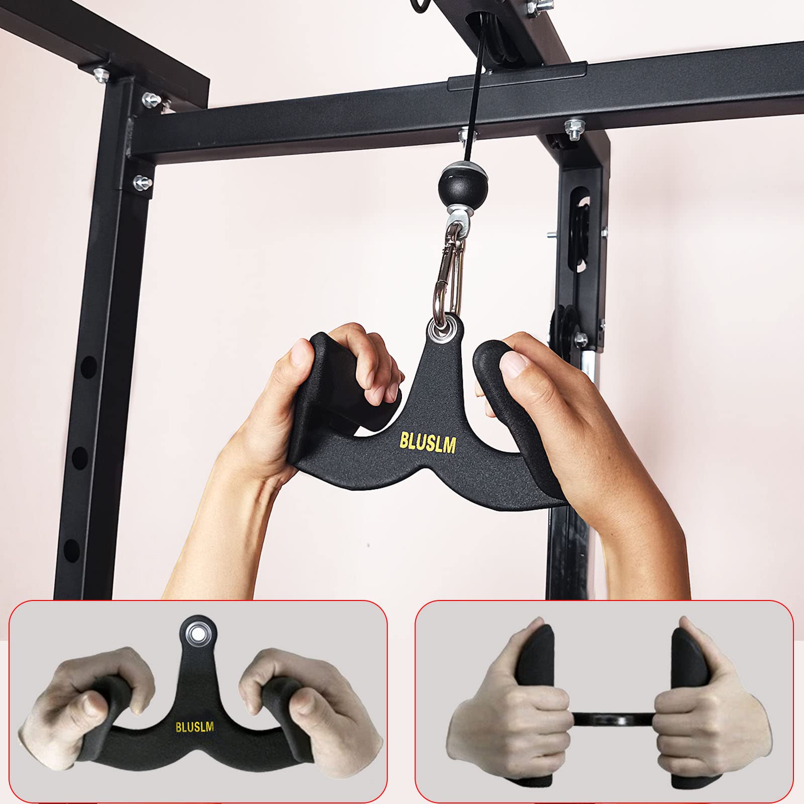 Impugnatura per allenamento, b - Home Gym Lat Pulldown Machine recensione e prezzo