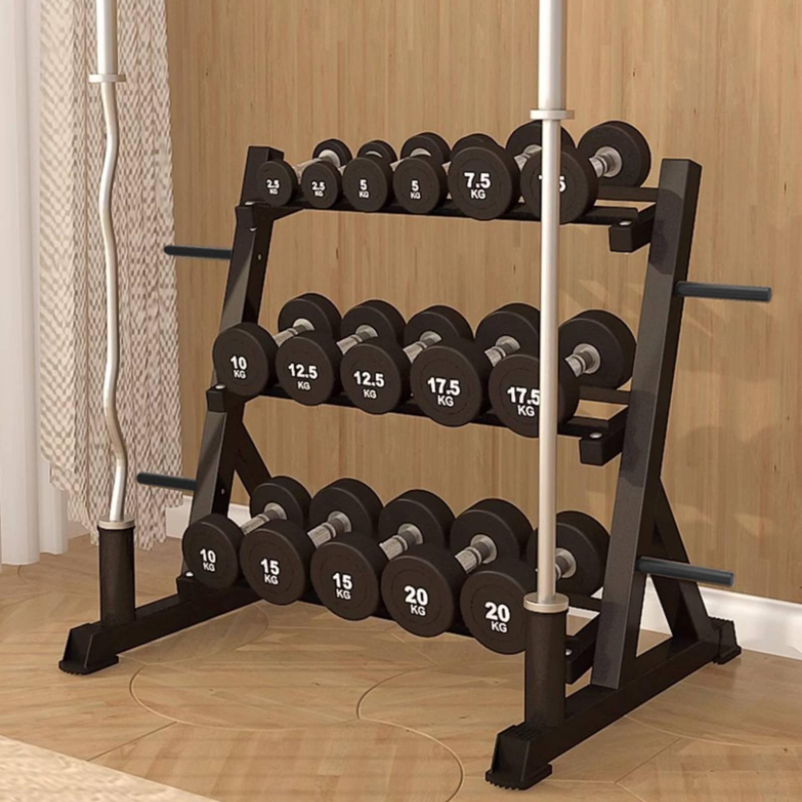Rack per manubri esagonali a 3 - Home Gym Dumbbells recensione e prezzo