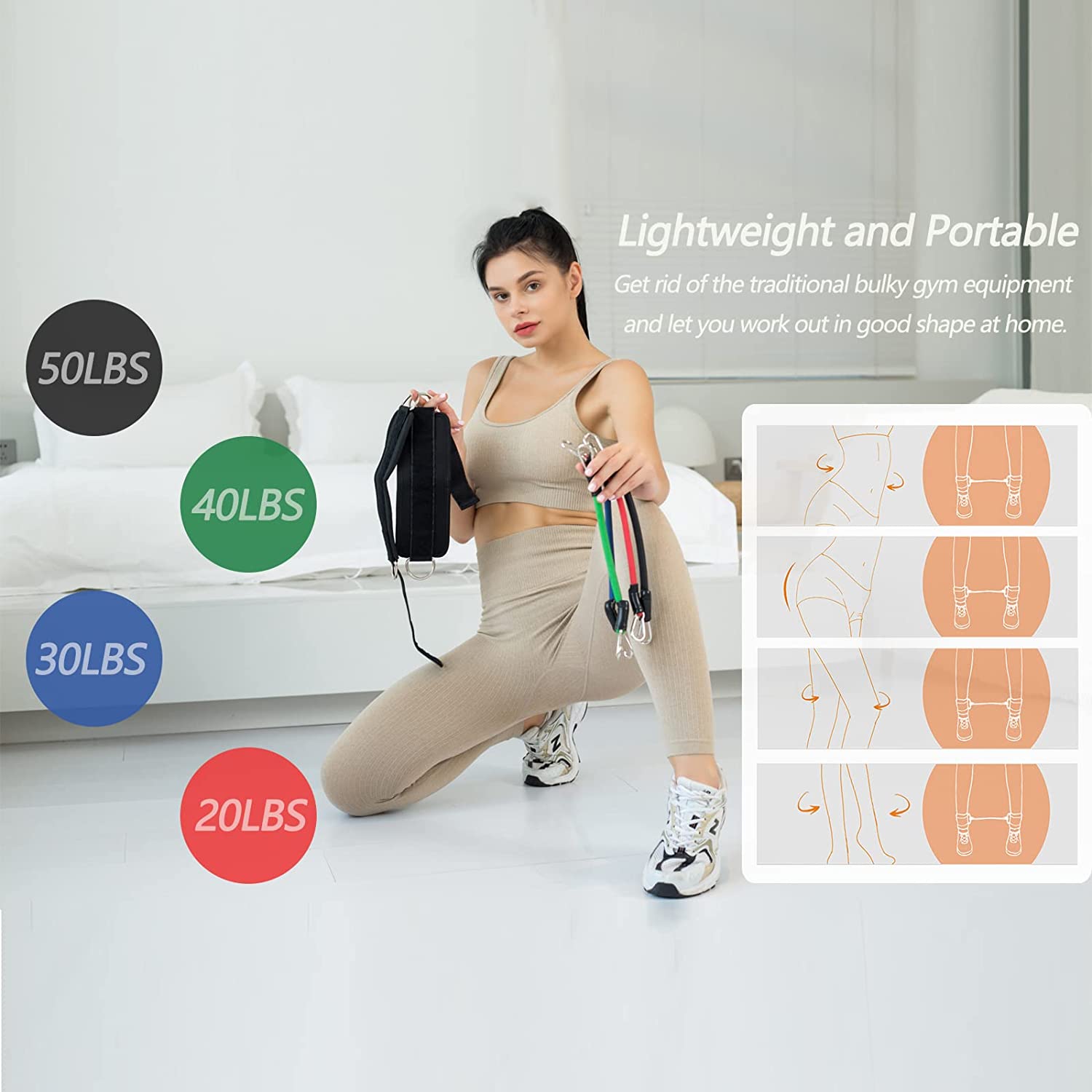 Tuta a fascia di resistenza el - Home Gym Gym recensione e prezzo