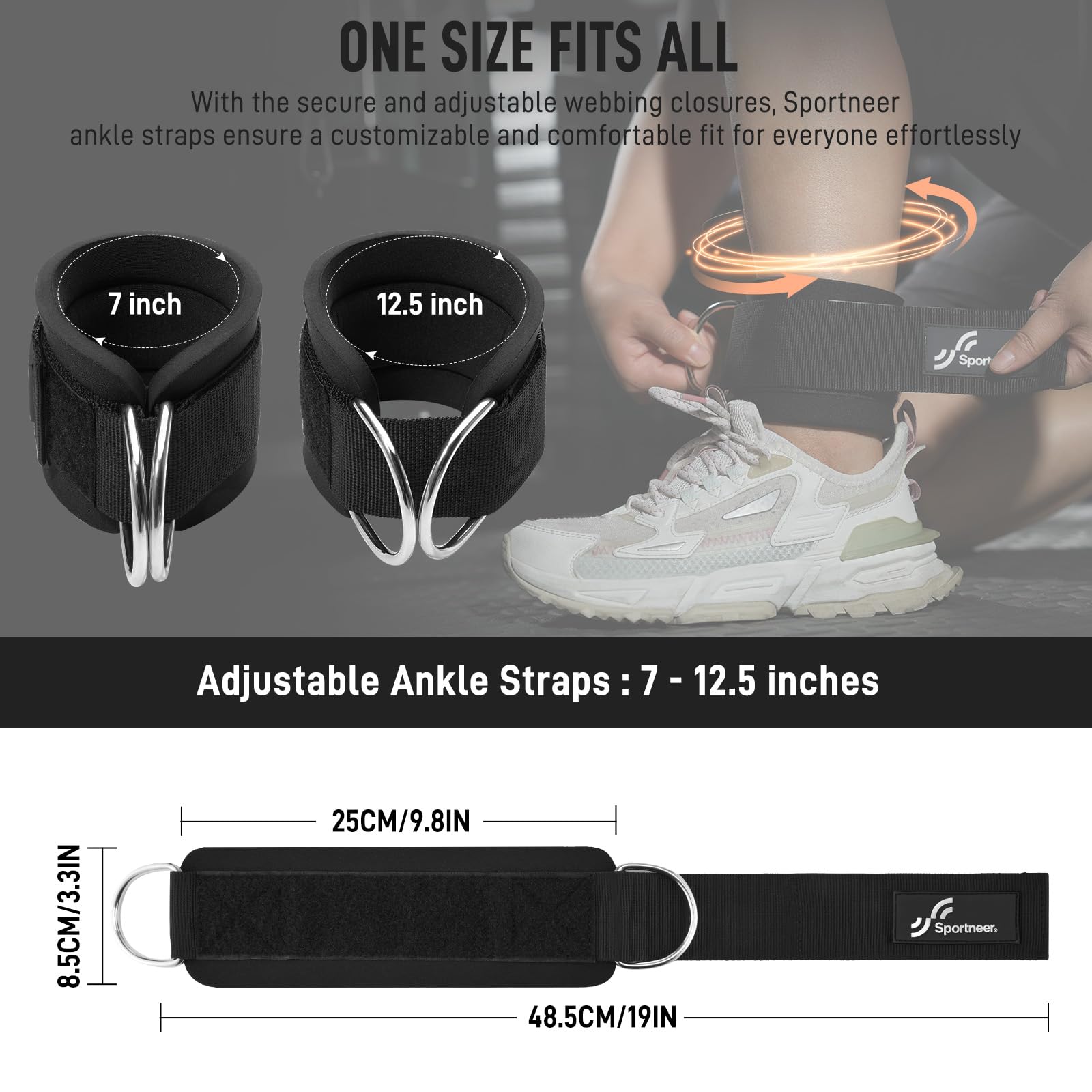 Sportneer Cinturini alla cavig - Home Gym Leg Extension Machine recensione e prezzo