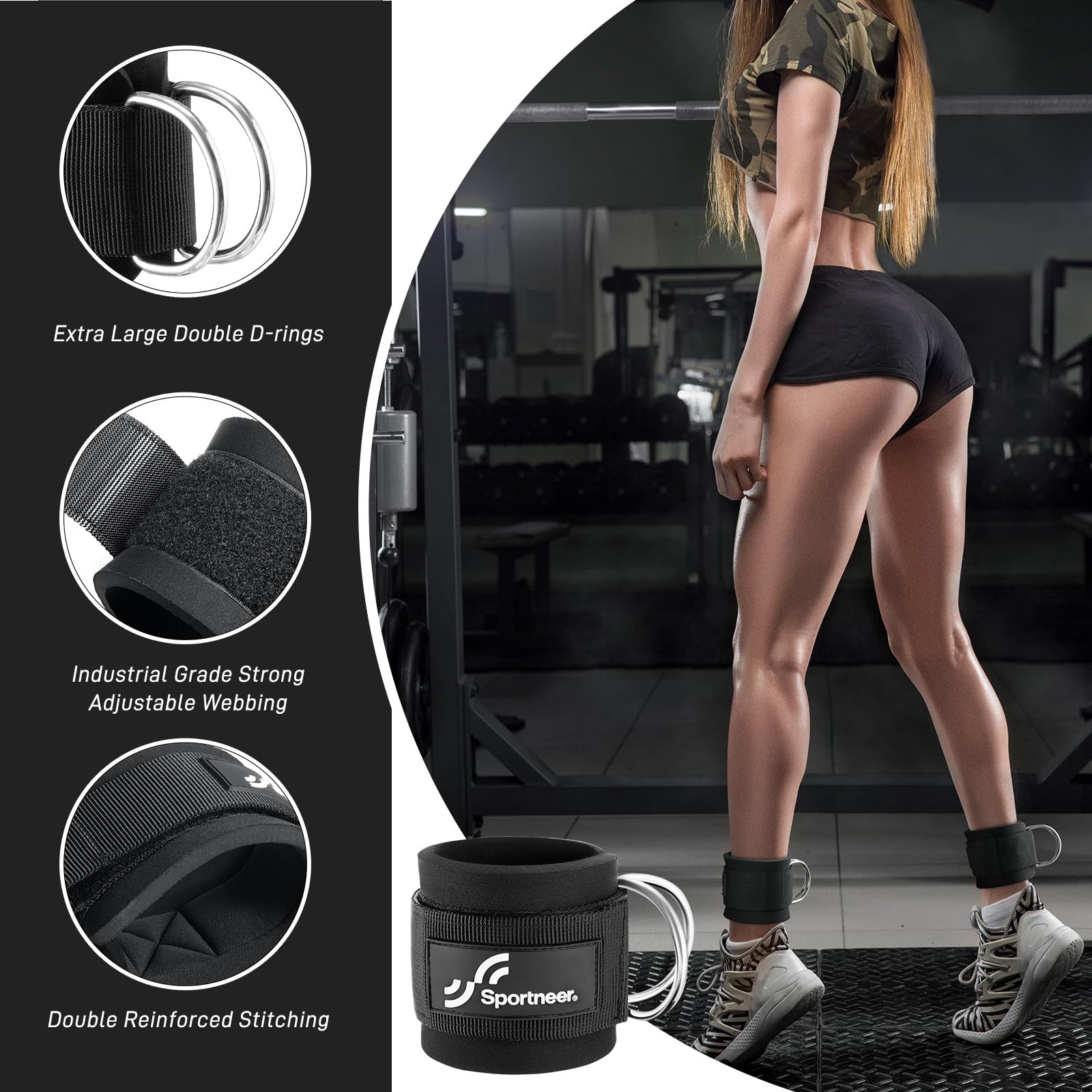 Sportneer Cinturini alla cavig - Home Gym Leg Extension Machine recensione e prezzo