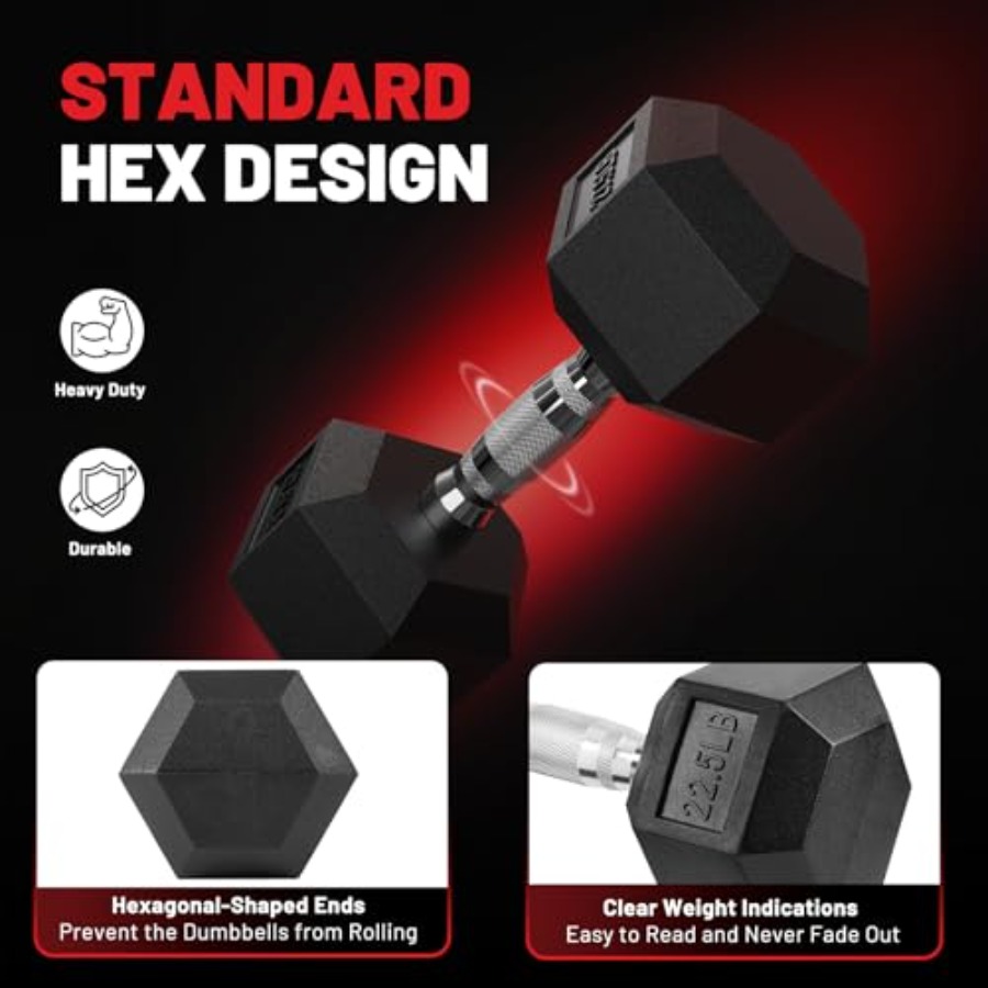 Set di manubri esagonali con s - Hex Dumbbell Set recensione e prezzo